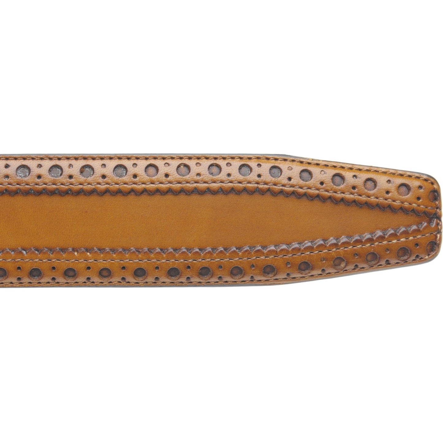 Product image for Herring Harrow Belt in chestnut calf