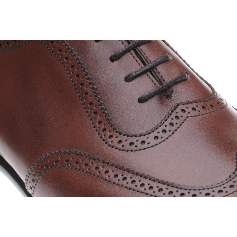 Product image for Herring Henry II mens brogues in mahogany calf (second)