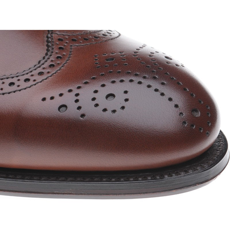 Product image for Herring Henry II mens brogues in mahogany calf (second)