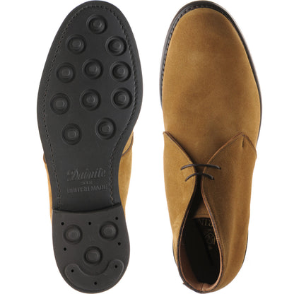 Product image for Herring Herald mens rubber-soled Chukka boots in maracca suede