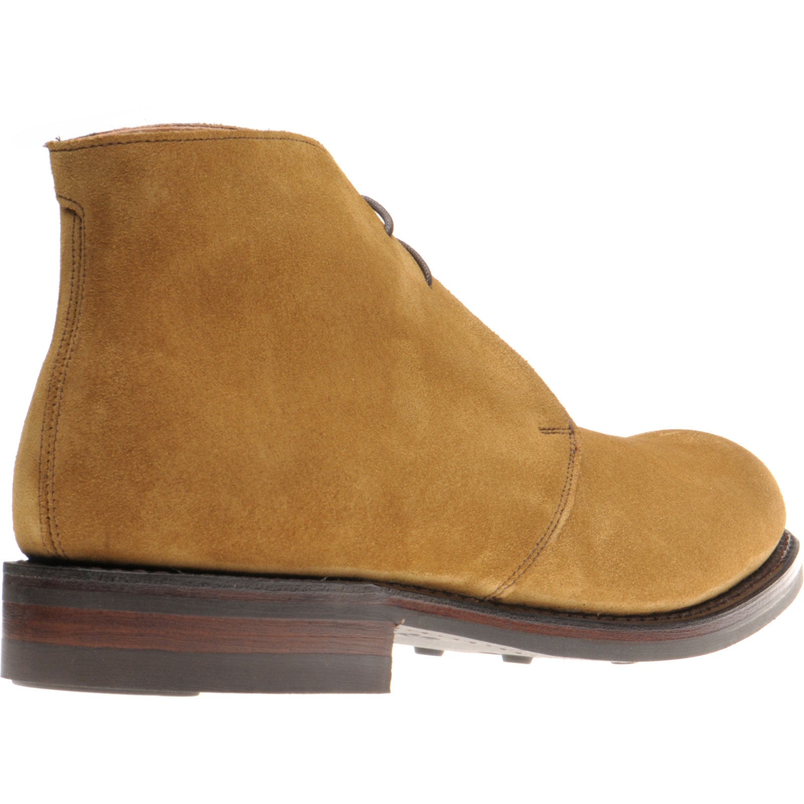 Product image for Herring Herald mens rubber-soled Chukka boots in maracca suede