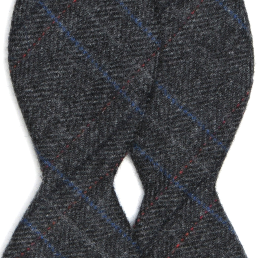 Product image for Herring Herring Tweed Bow Tie in charcoal grey