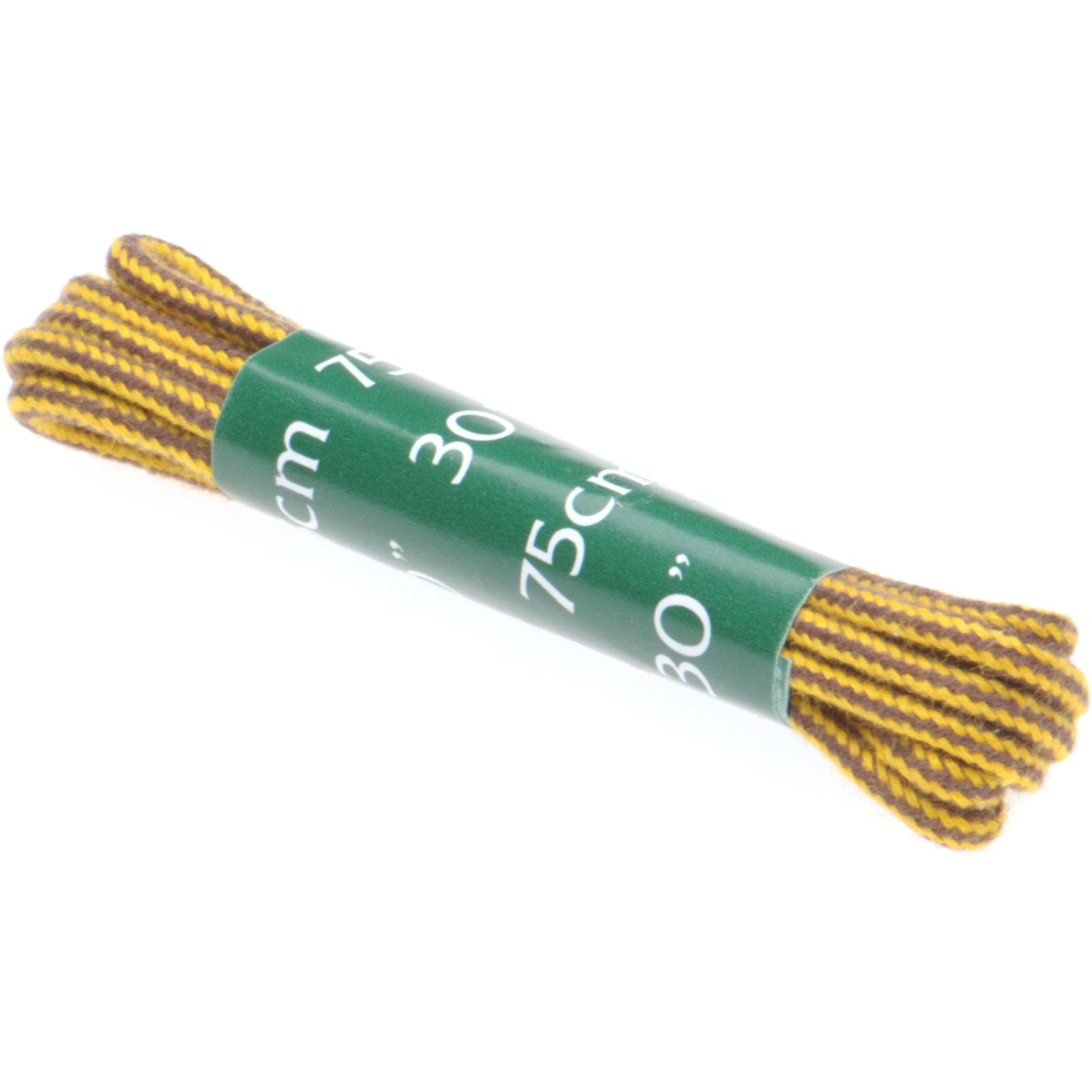 Product image for Herring Hiking Shoe Laces in yellow and brown 75cm