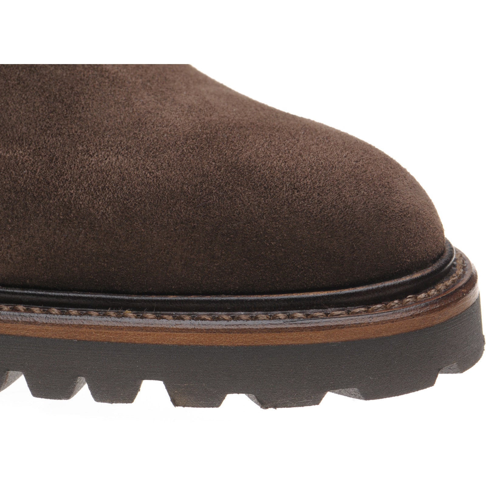 Product image for Herring Hook in dark brown suede
