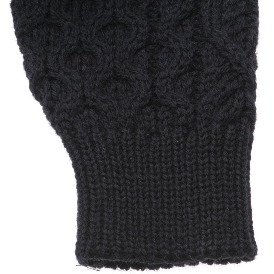 Product image for Herring Hudson Aran Jumper by Peregrine in navy