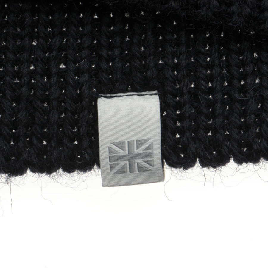 Product image for Herring Hudson Aran Jumper by Peregrine in navy