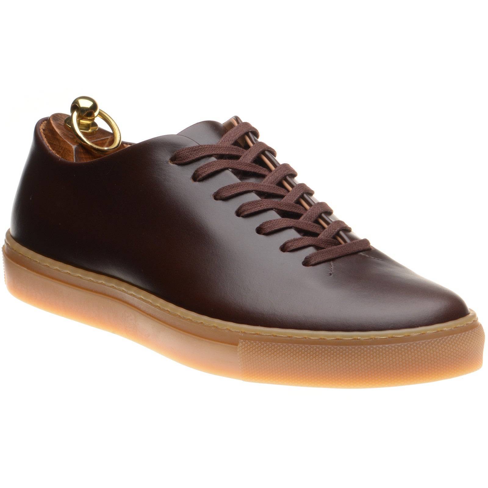 Product image for Herring Huxley mens rubber-soled in dark brown