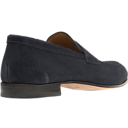 Product image for Herring Ibstock II mens hybrid-soled loafers in navy suede