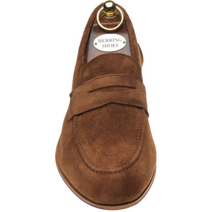 Product image for Herring Ibstock II mens hybrid-soled loafers in snuff suede (second)