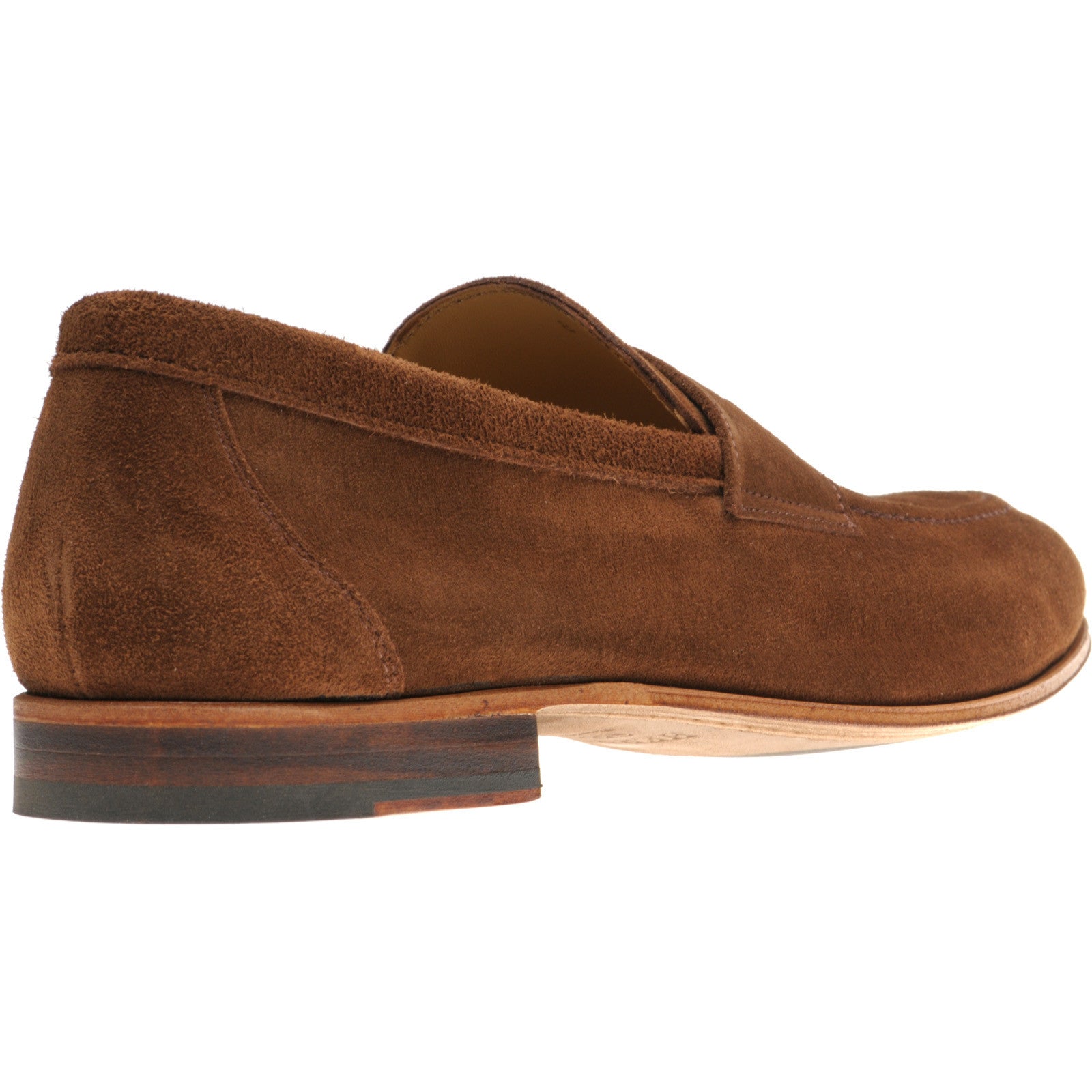 Product image for Herring Ibstock II mens hybrid-soled loafers in snuff suede (second)