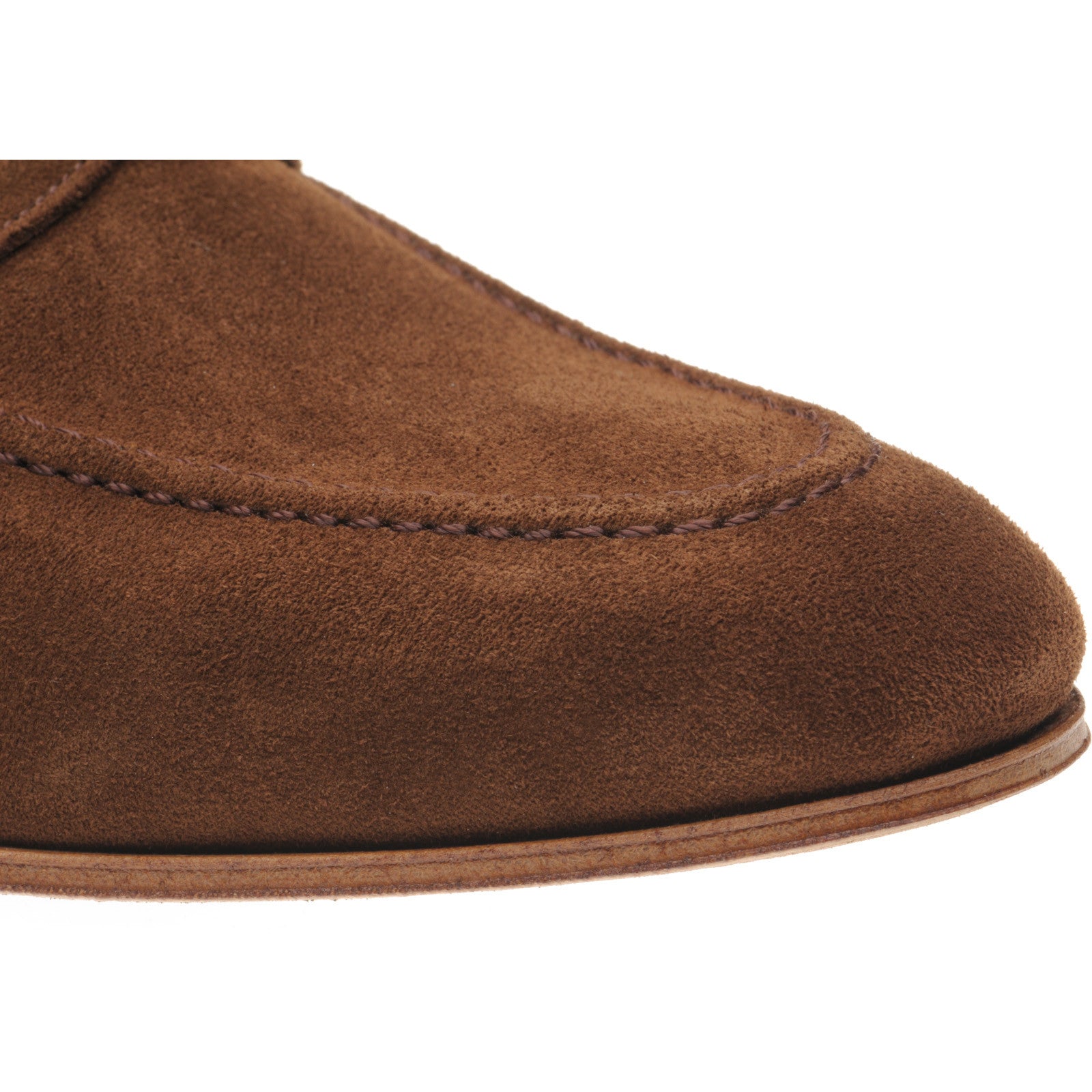 Product image for Herring Ibstock II mens hybrid-soled loafers in snuff suede (second)