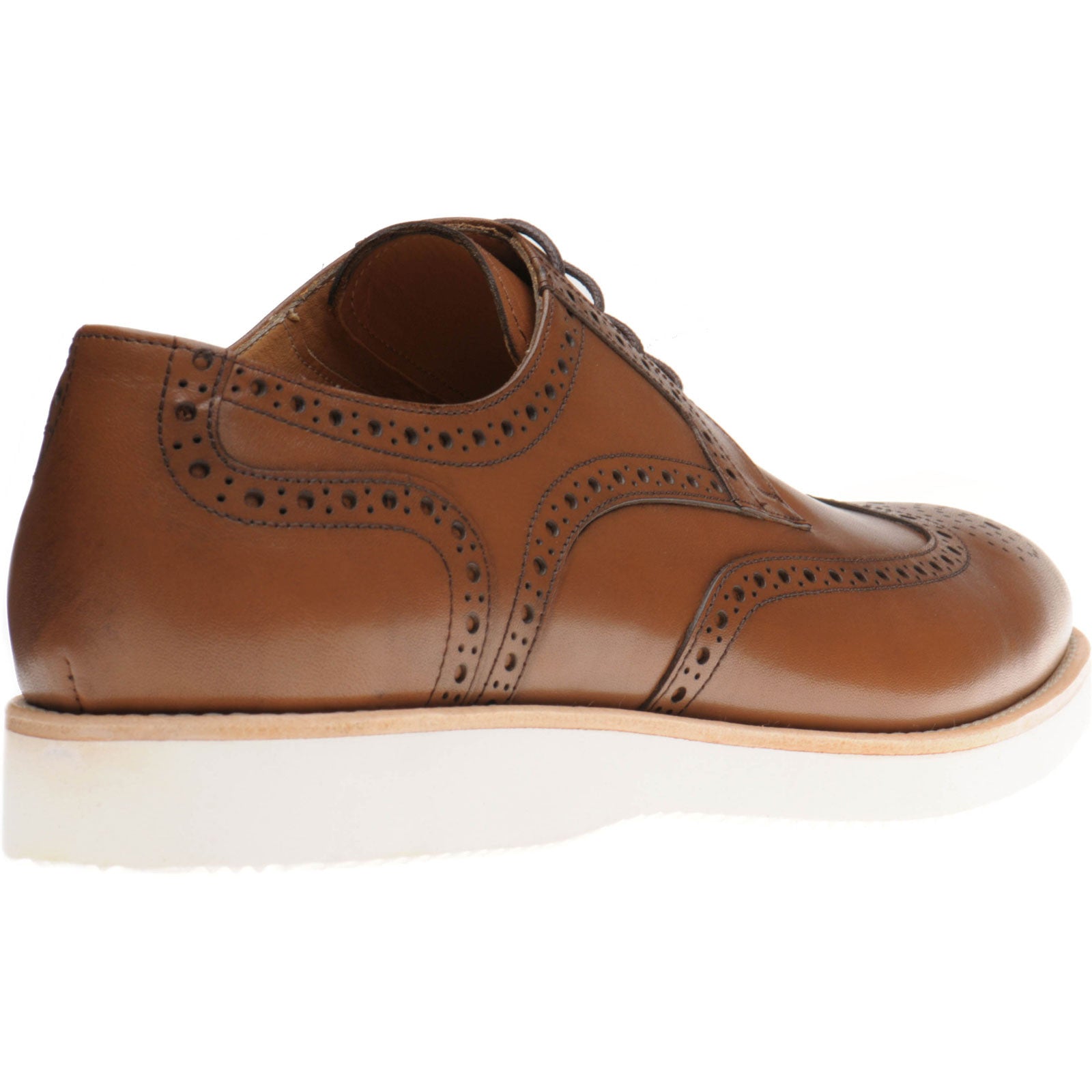 Product image for Herring Jack II mens rubber-soled brogues in tan calf