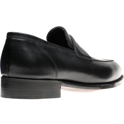 Product image for Herring James mens loafers in black calf
