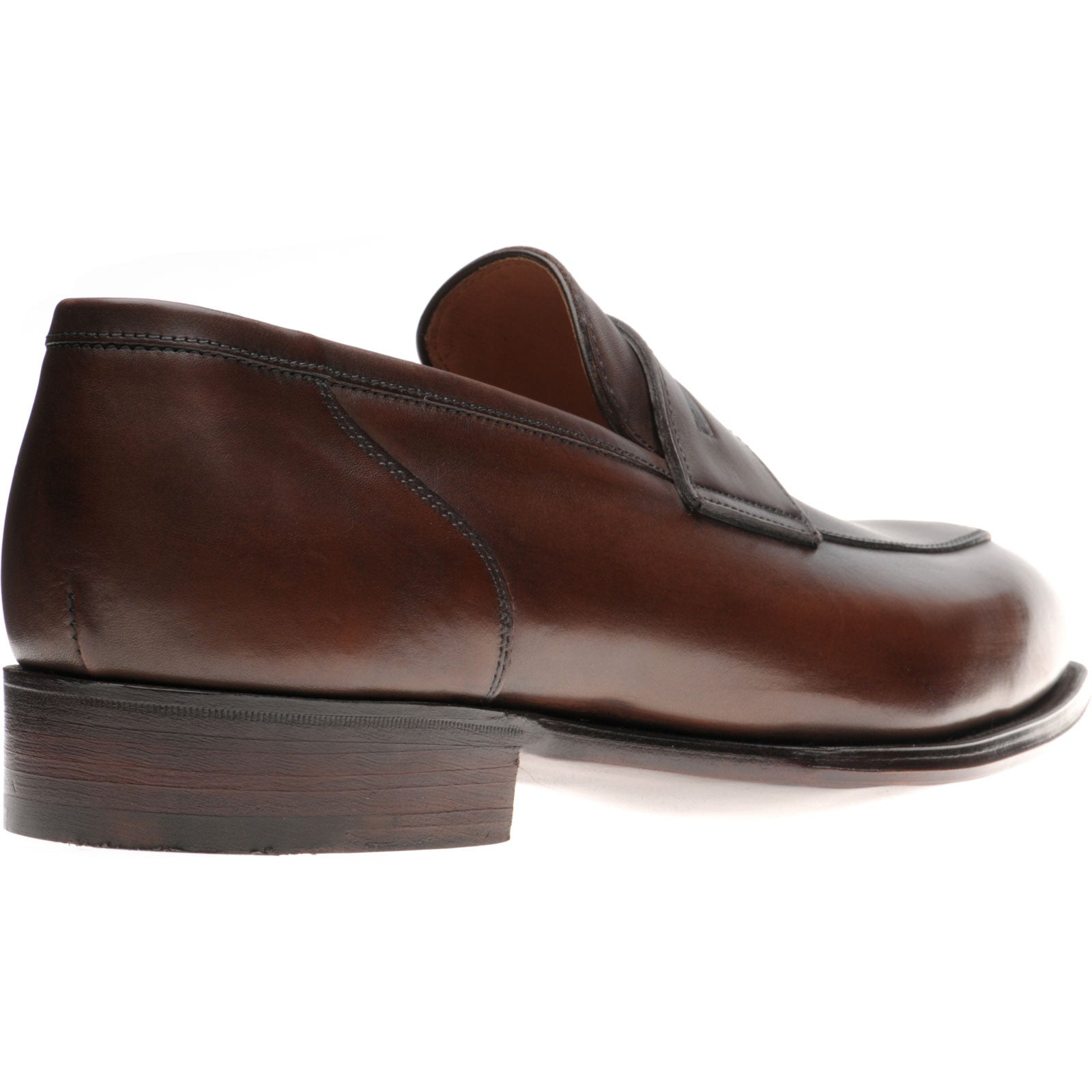 Product image for Herring James mens loafers in espresso calf