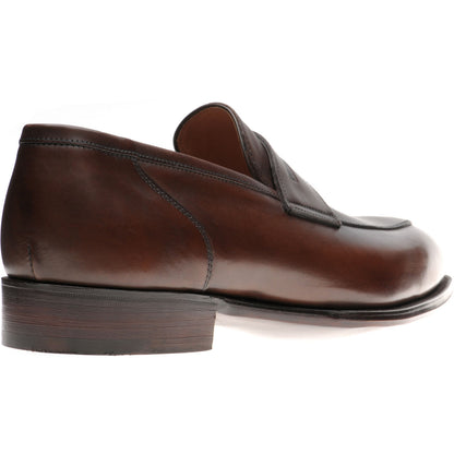 Product image for Herring James mens loafers in espresso calf