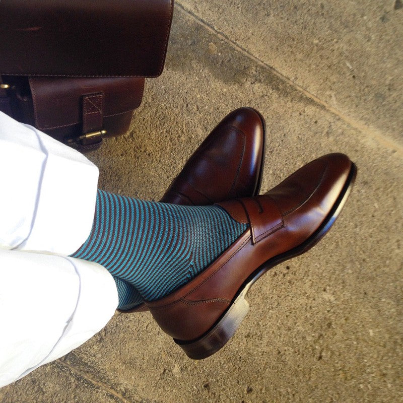 Product image for Herring James mens loafers in espresso calf