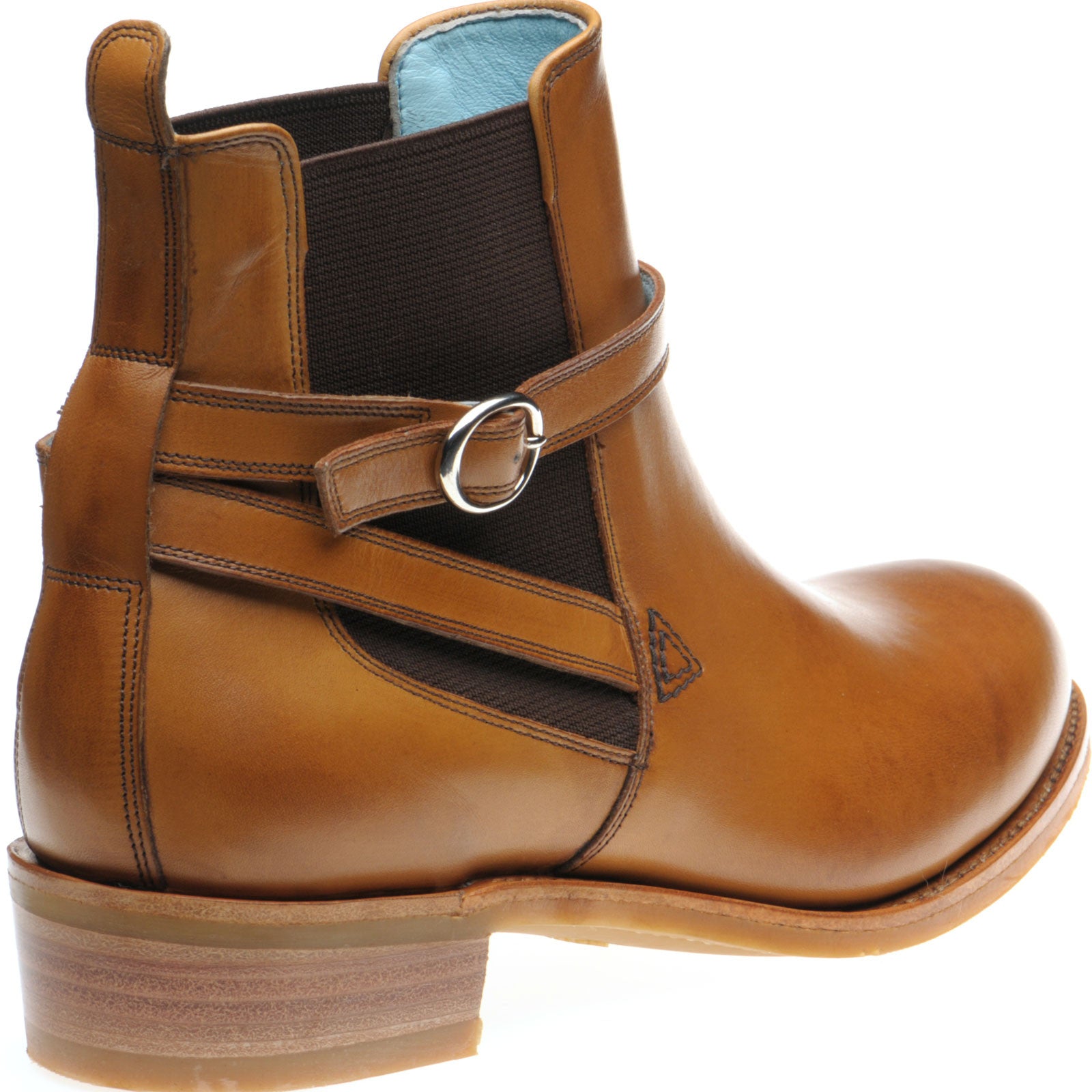Product image for Herring Jodie ladies rubber-soled Chelsea boots in cedar calf with cedar strap