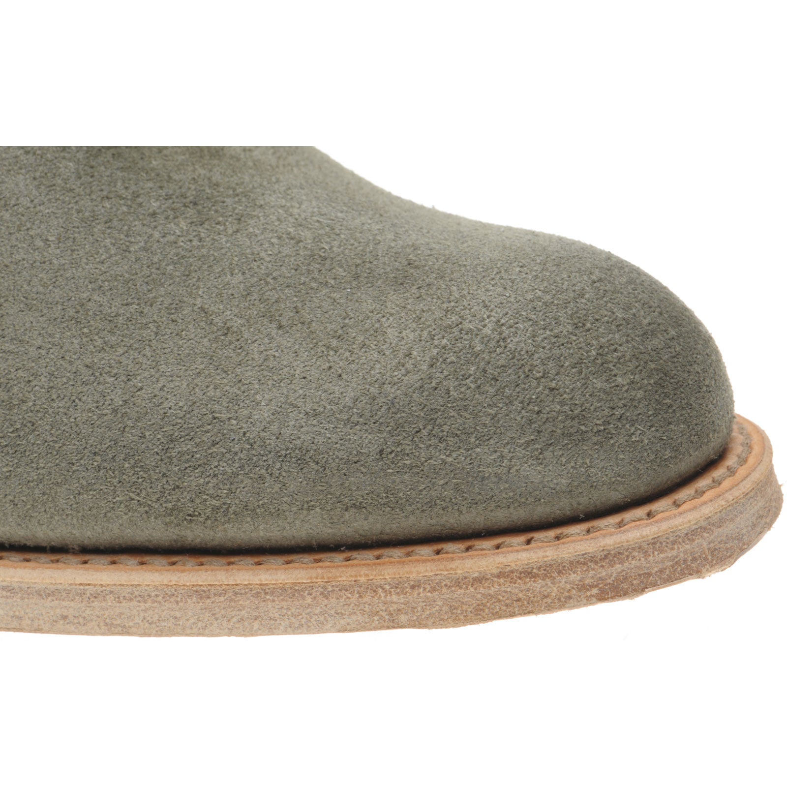 Product image for Herring Kirkby mens Chelsea boots in green suede