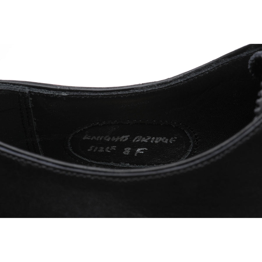 Product image for Herring Knightsbridge (Oxford) mens Oxfords in black calf (second)