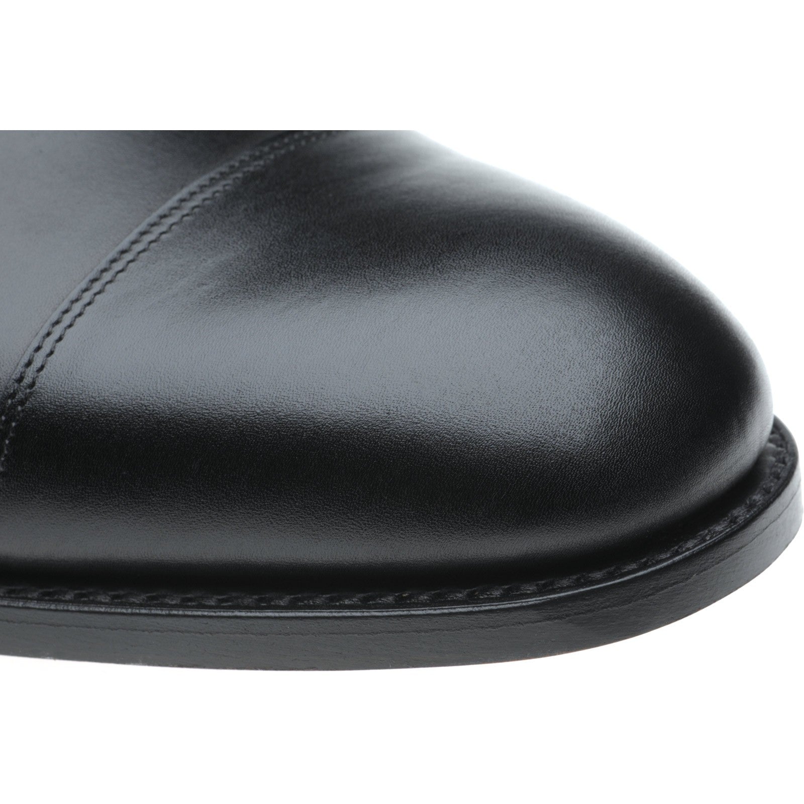 Product image for Herring Knightsbridge (Oxford) mens Oxfords in black calf (second)