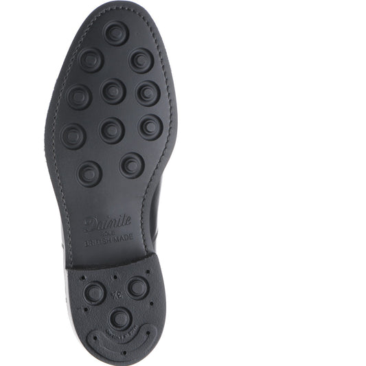 Product image for Herring Knightsbridge R mens rubber-soled Oxfords in black calf