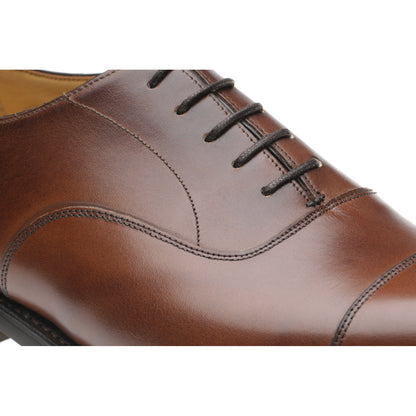 Product image for Herring Knightsbridge R mens rubber-soled Oxfords in mahogany calf (second)
