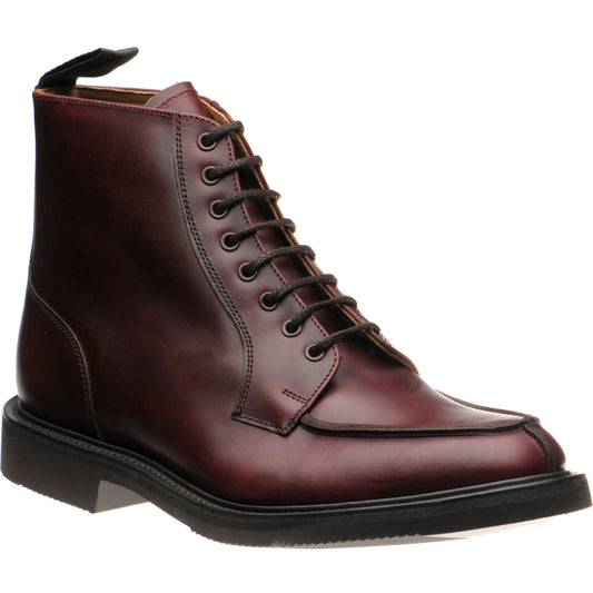 Product image for Herring Lawrence II mens rubber-soled boots in burgundy cutter