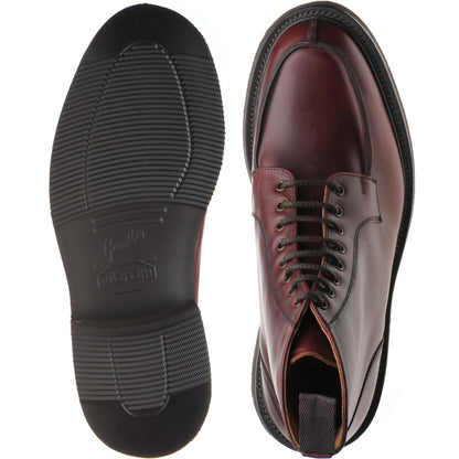 Product image for Herring Lawrence II mens rubber-soled boots in burgundy cutter