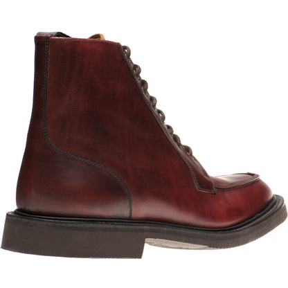 Product image for Herring Lawrence II mens rubber-soled boots in burgundy cutter
