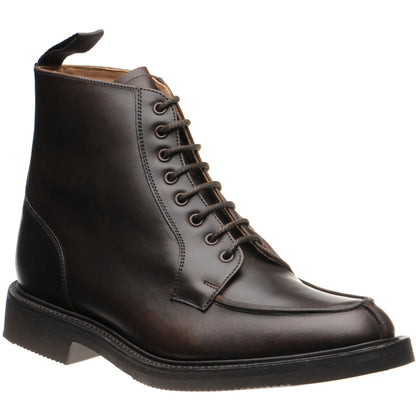 Product image for Herring Lawrence II mens rubber-soled boots in dark brown cutter