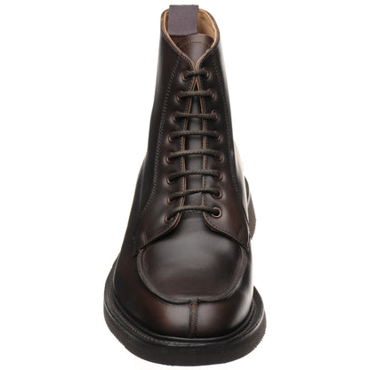 Product image for Herring Lawrence II mens rubber-soled boots in dark brown cutter