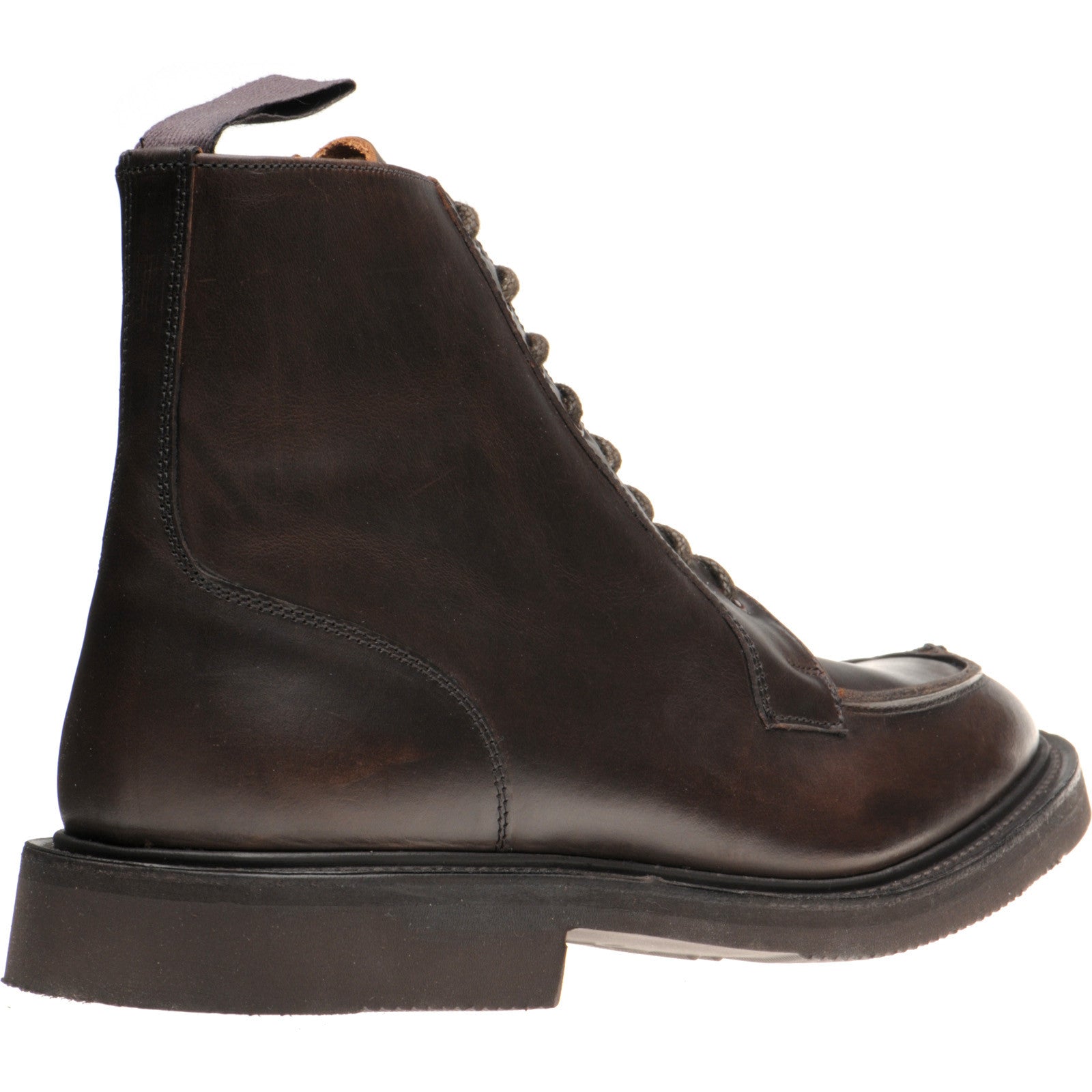 Product image for Herring Lawrence II mens rubber-soled boots in dark brown cutter