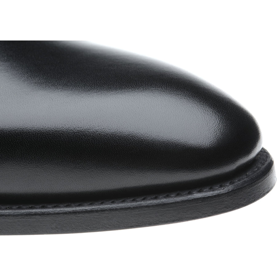 Product image for Herring Lawrence mens monk shoes in black calf (second)