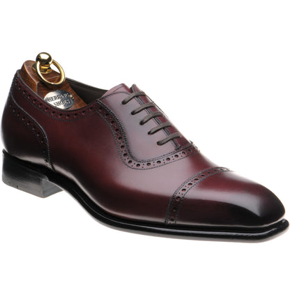 Product image for Herring Lincoln in burgundy calf