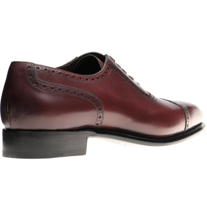 Product image for Herring Lincoln in burgundy calf