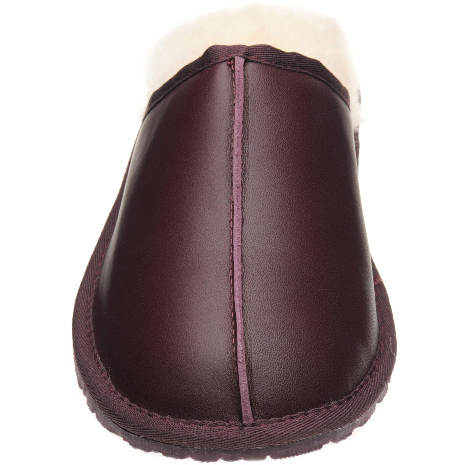 Product image for Herring Logan rubber-soled slippers in burgundy