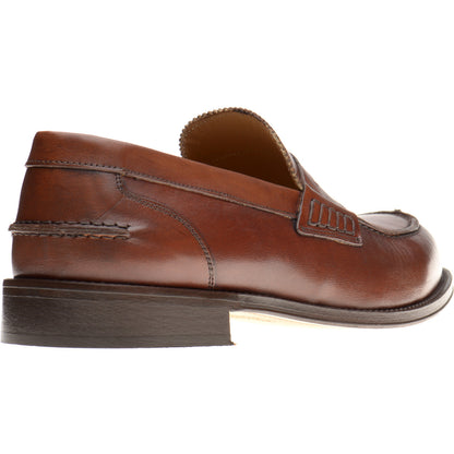 Product image for Herring Lombardo mens hybrid-soled loafers in brown calf (second)