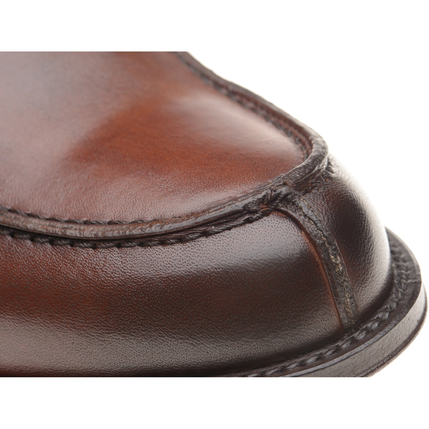 Product image for Herring Lombardo mens hybrid-soled loafers in brown calf (second)