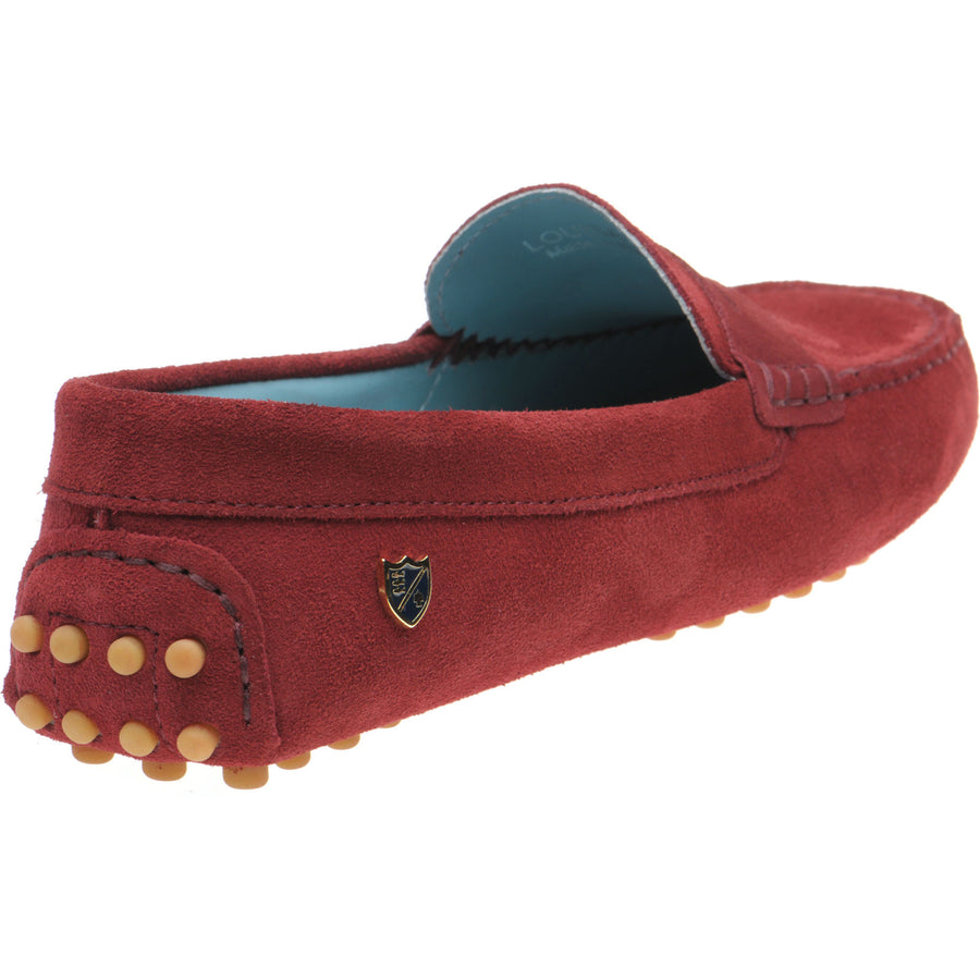Product image for Herring Louisa in burgundy suede