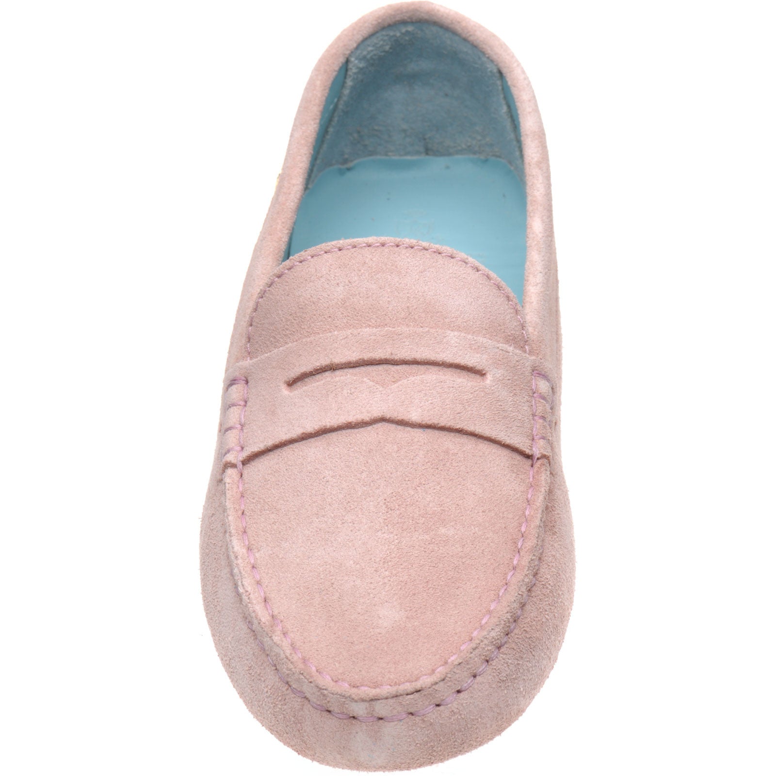 Product image for Herring Louisa ladies rubber-soled driving moccasins in ice pink (second)