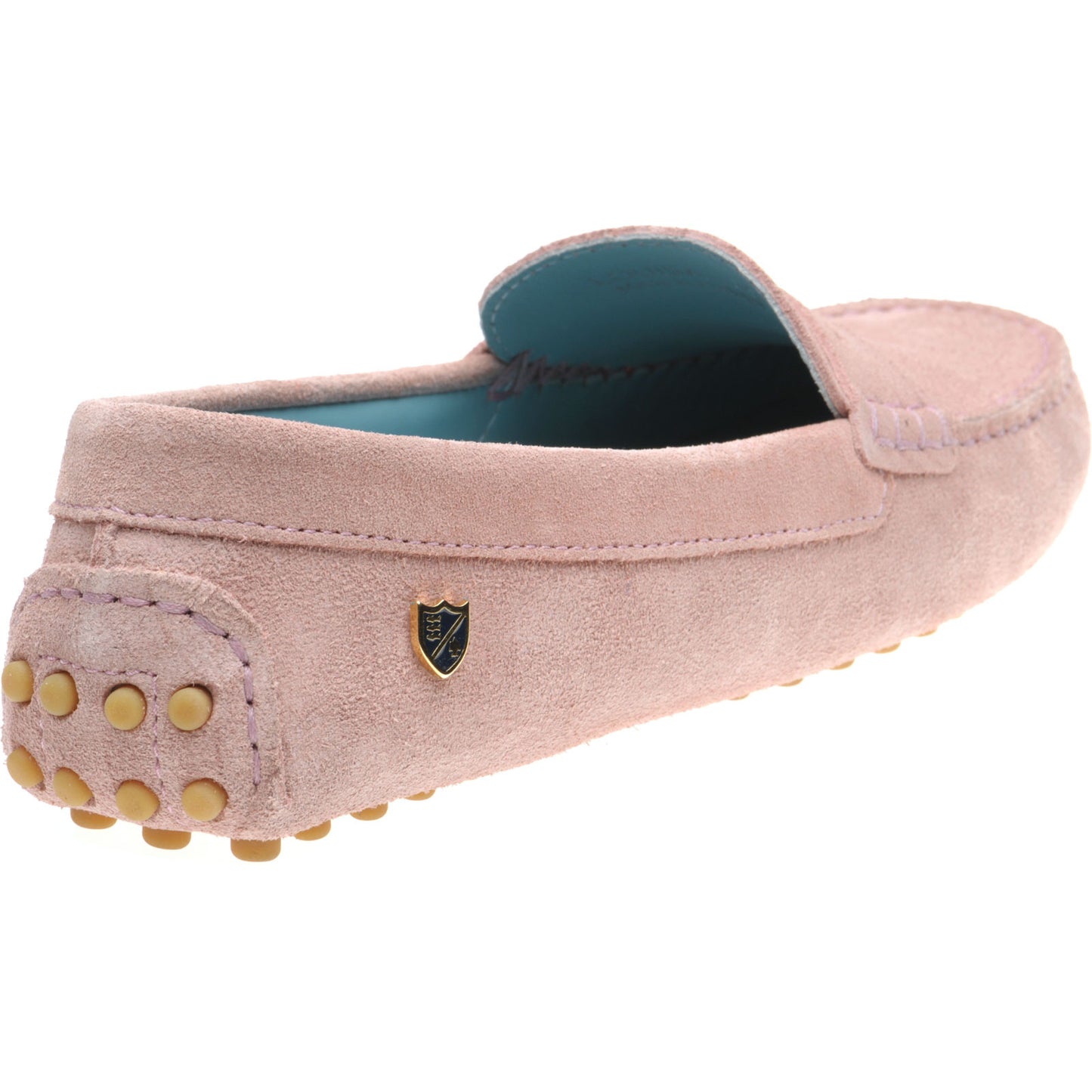 Product image for Herring Louisa ladies rubber-soled driving moccasins in ice pink (second)