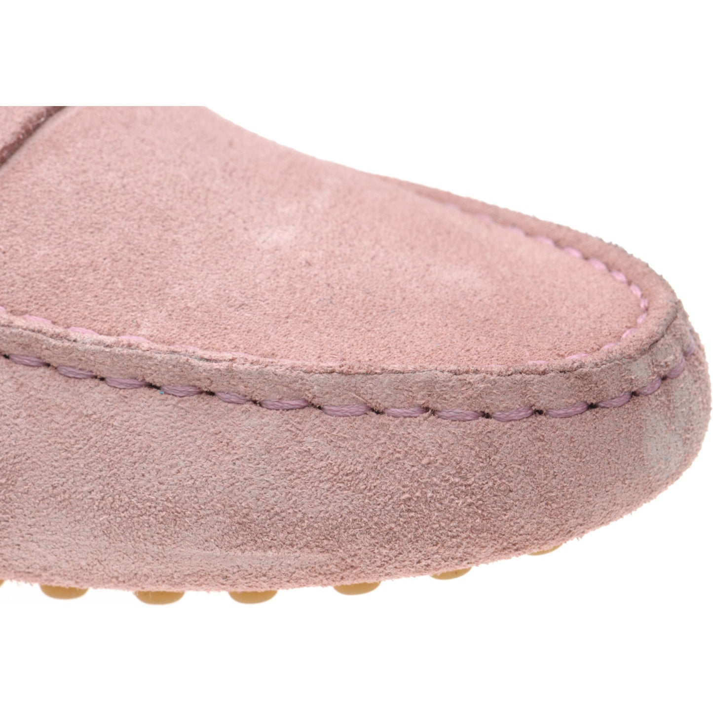 Product image for Herring Louisa ladies rubber-soled driving moccasins in ice pink (second)