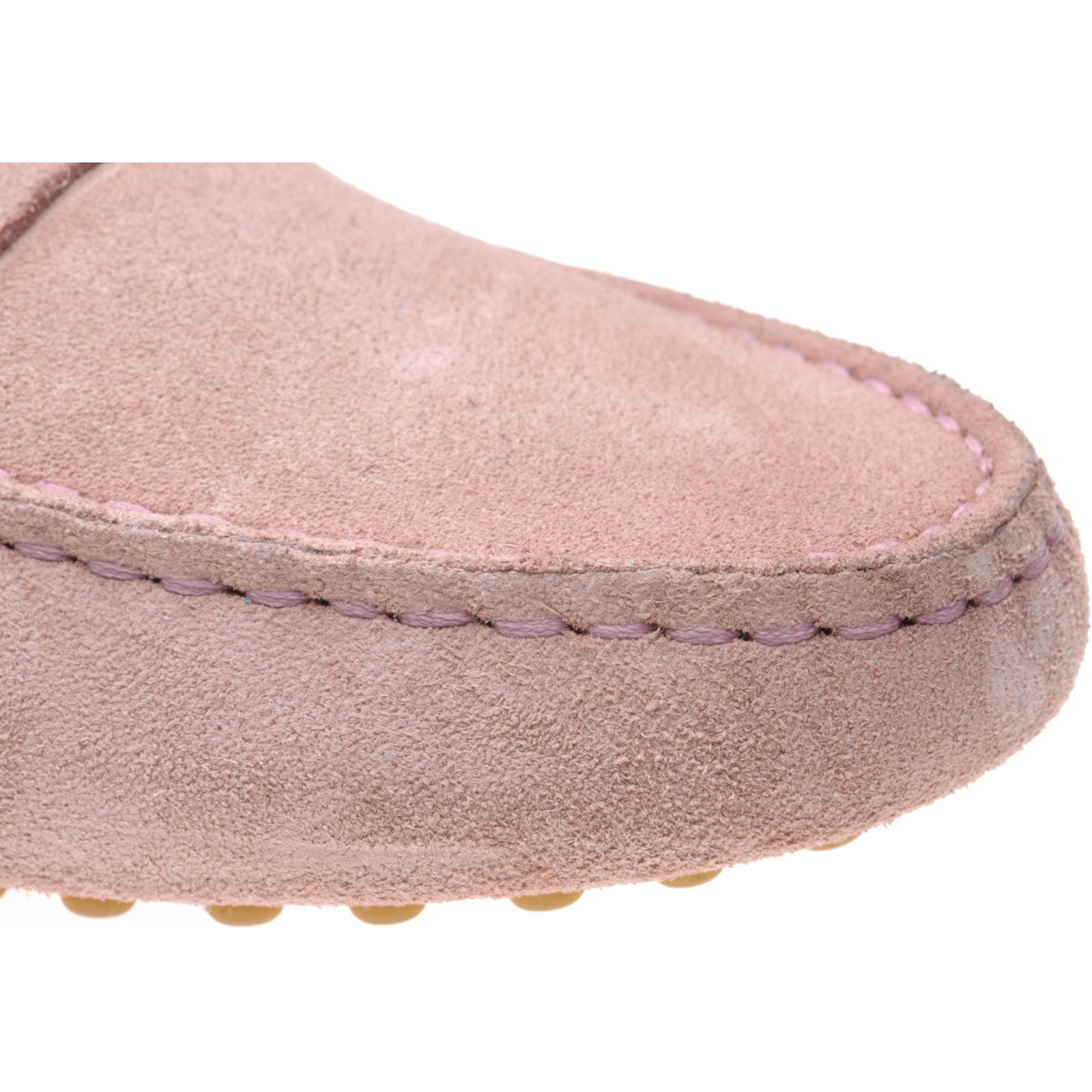 Product image for Herring Louisa ladies rubber-soled driving moccasins in ice pink (second)