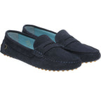 Navy Suede