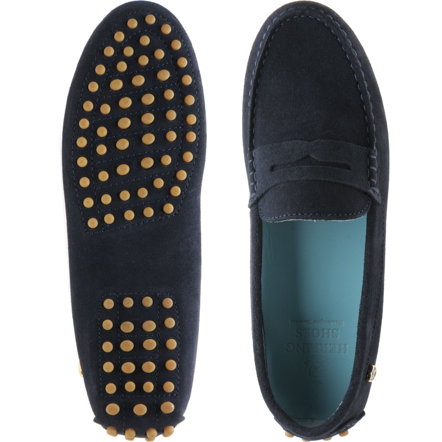 Product image for Herring Louisa in navy suede