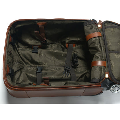 Product image for Herring Lucknam Wheeled Case in dark chestnut