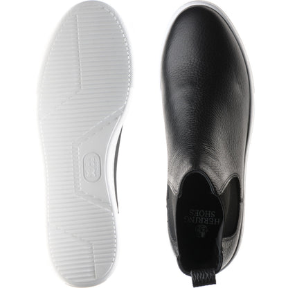 Product image for Herring Maggiore ladies rubber-soled Chelsea boots in black grain