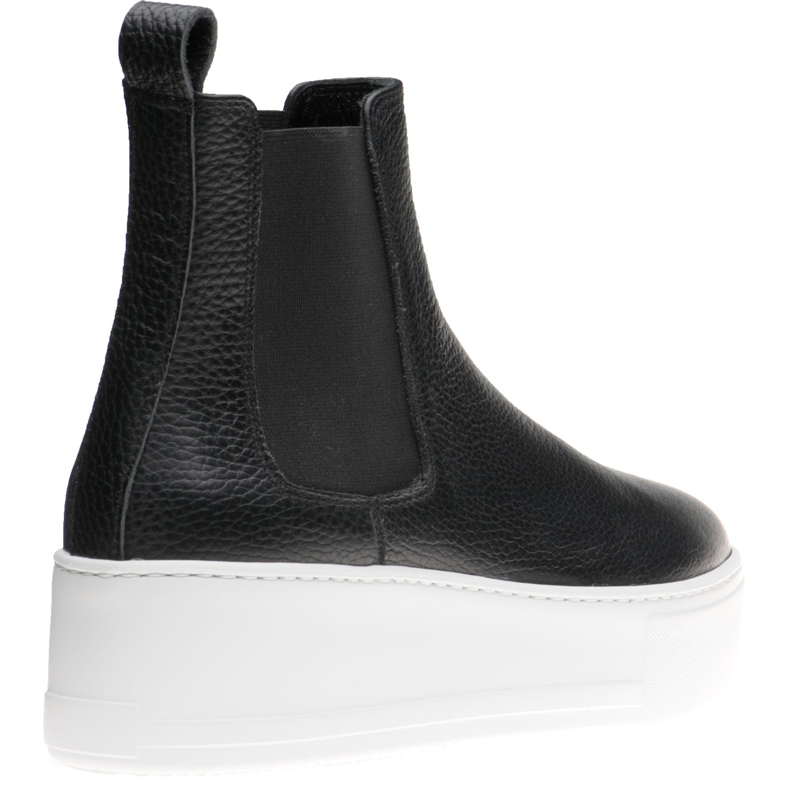 Product image for Herring Maggiore ladies rubber-soled Chelsea boots in black grain