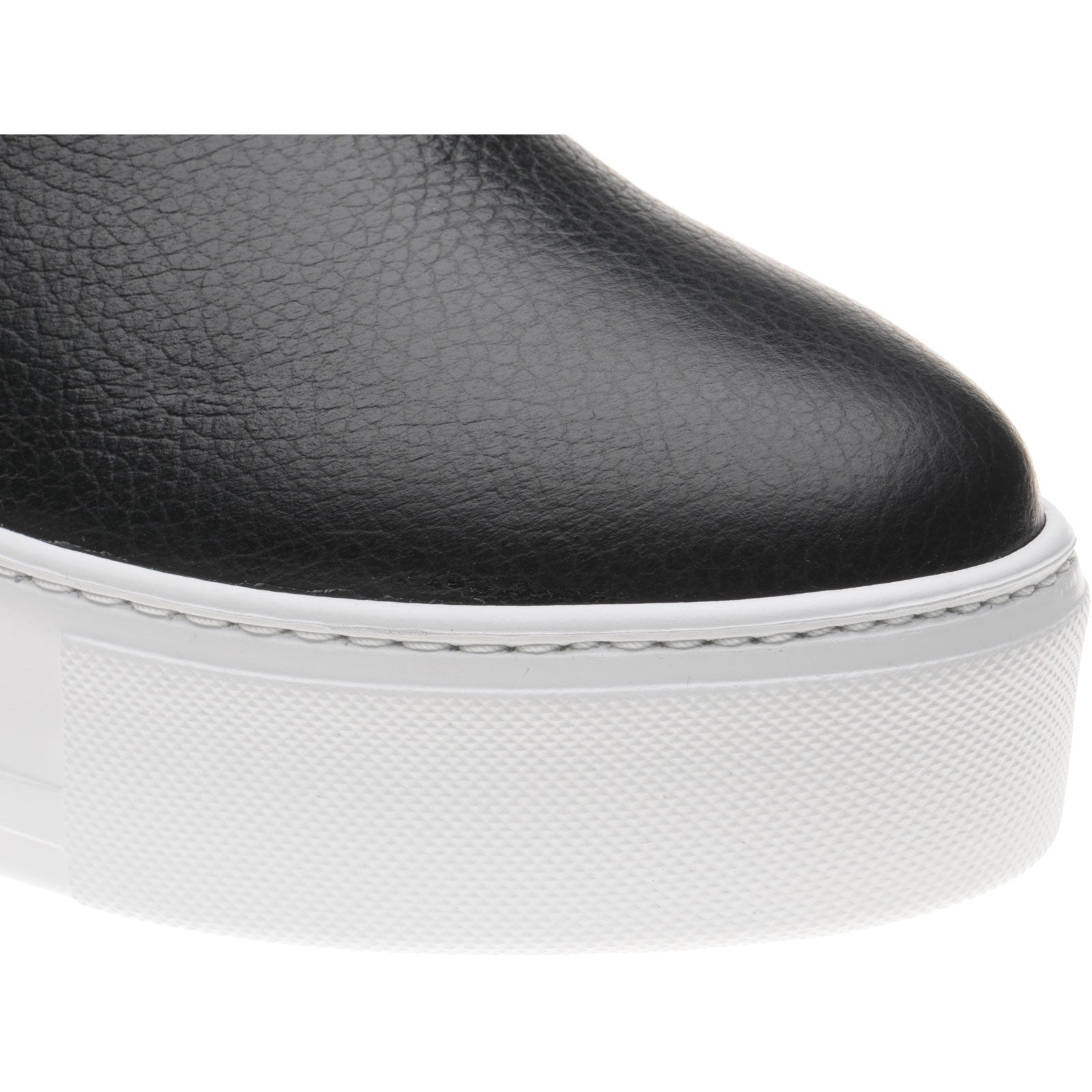 Product image for Herring Maggiore ladies rubber-soled Chelsea boots in black grain