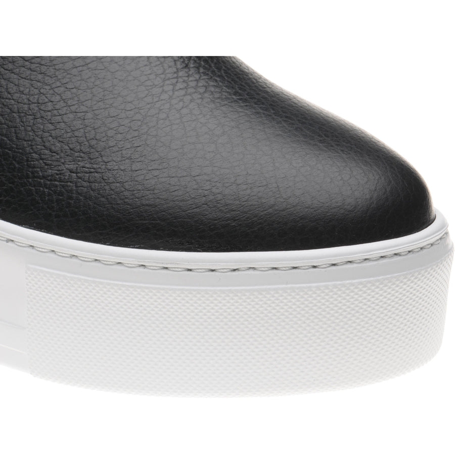 Product image for Herring Maggiore ladies rubber-soled Chelsea boots in black grain